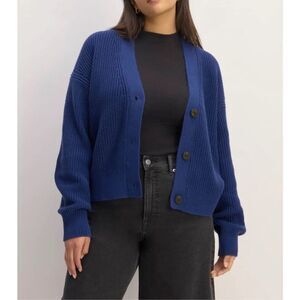 Everlane BOXY CARDIGAN boho oversized size XS